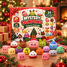 Christmas Mini Squishies Advent Calendar 2026 – 24-Day Dumpling Squishy Toy Countdown for Kids