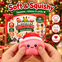 Christmas Mini Squishies Advent Calendar 2026 – 24-Day Dumpling Squishy Toy Countdown for Kids