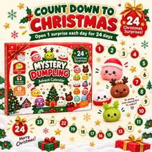 Christmas Mini Squishies Advent Calendar 2026 – 24-Day Dumpling Squishy Toy Countdown for Kids